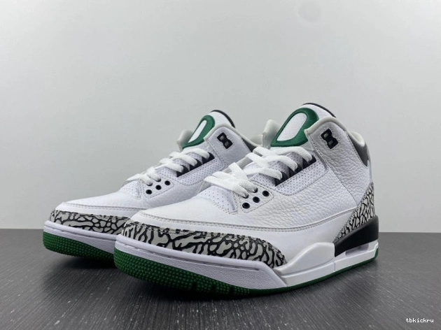 Cheap TBK Retro 3 White Crew Ducks Oregon Pit Jordan 594282233 0823